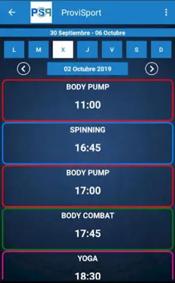 Gimnasio Virtual android App screenshot 2